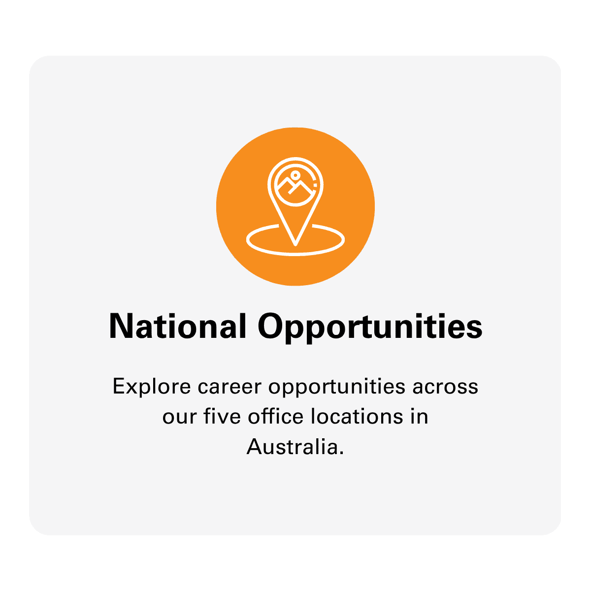 National Opportunities