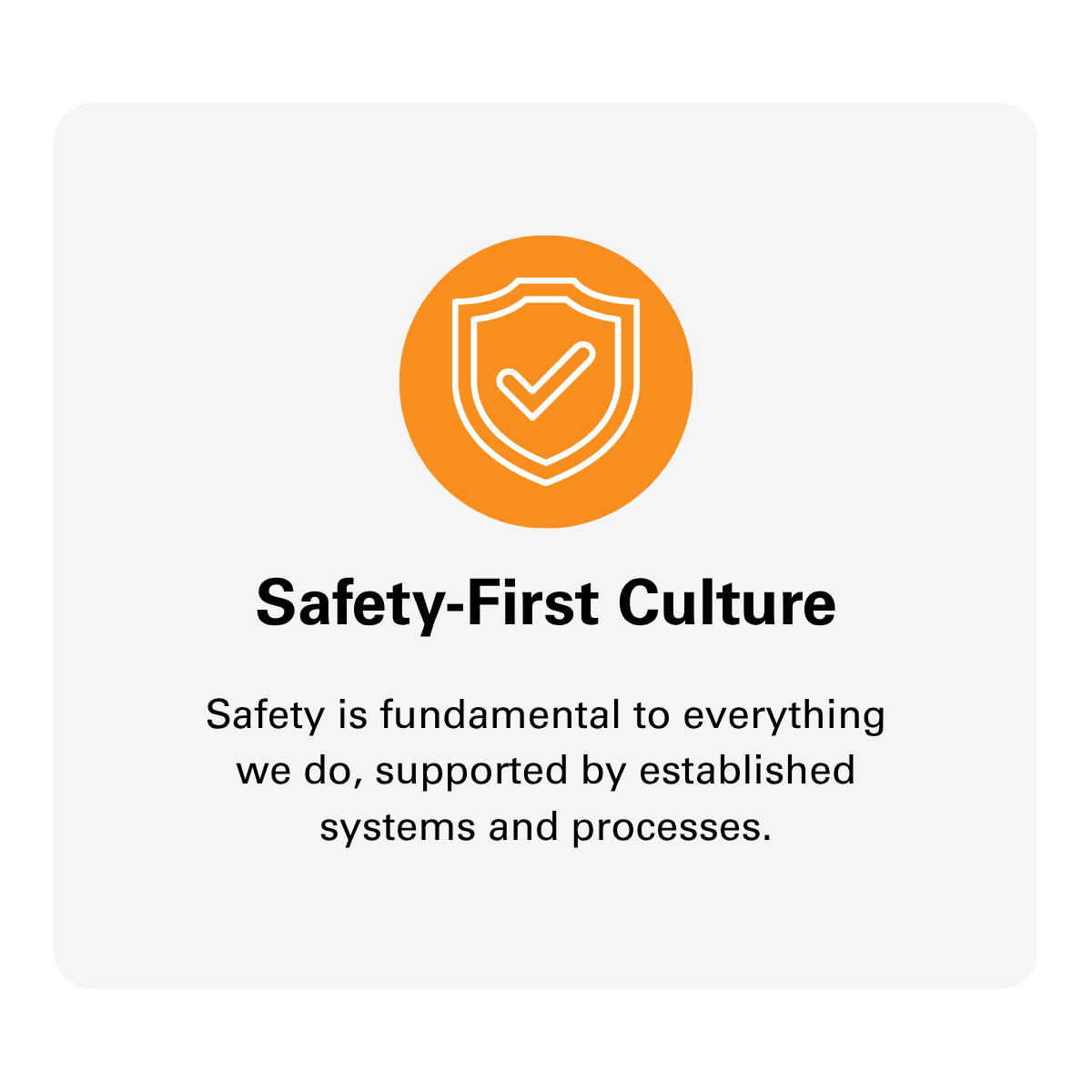 Safety-First Culture